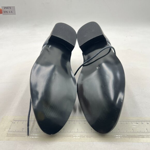 FSJ Men's Blue Oxford Shoes - Picture 7 of 8